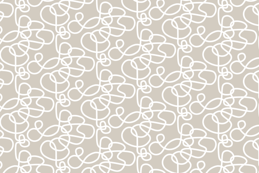 Abstract Curls Neutral Full Artwork