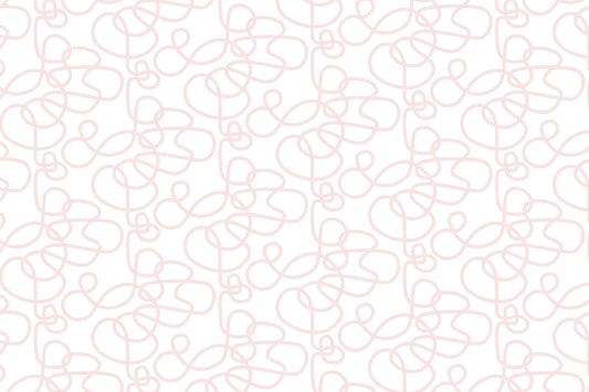 Abstract Curls Pink Wallpaper Mural Full Artwork
