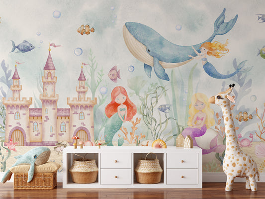 Andrina Wallpaper in a Children's Toy Room