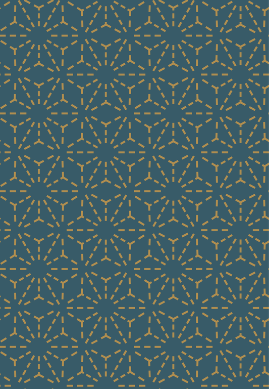 Asanoha Japanese Star Full Pattern