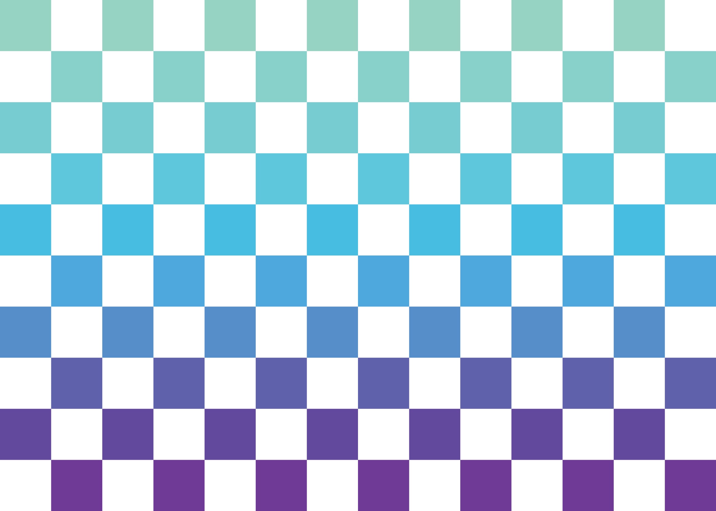 Checkmate Aqua Blue and Green Checkerboard design Full Artwork