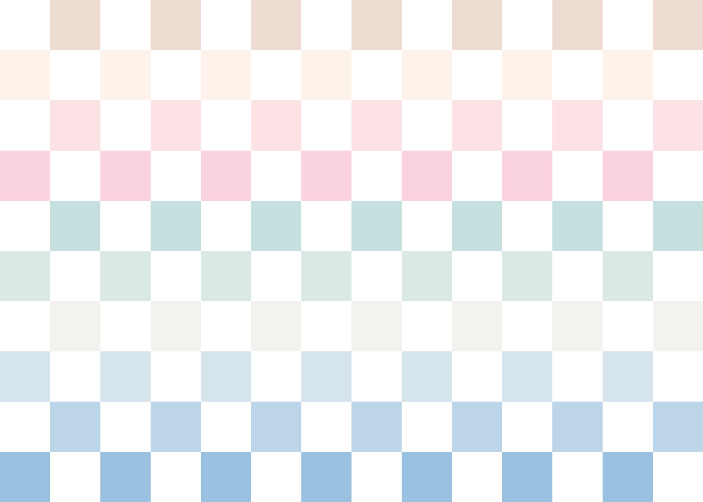 Checkmate Pastel Rainbow Checkerboard design Full Artwork