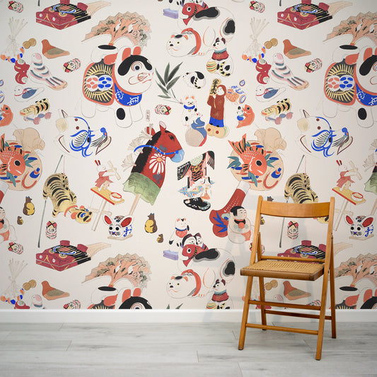 Chihiro Wallpaper In Room With Wooden Chair