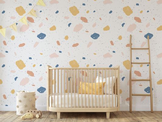 Dohi with Wooden Cot With Yellow Cushions