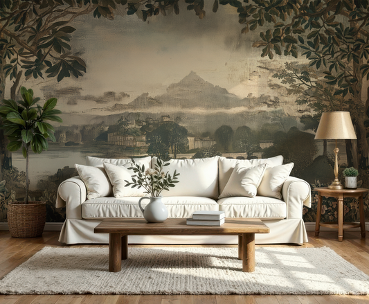 Evelyn - Papier peint tapisserie forêt intemporelle