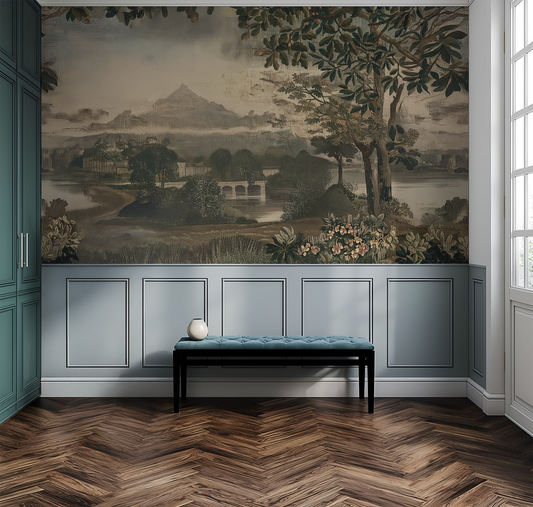 Evelyn - Papier peint tapisserie forêt intemporelle