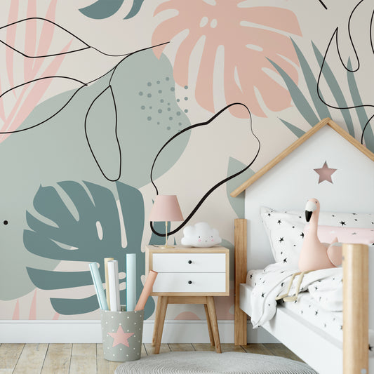 Foliage Blush Girl's Room