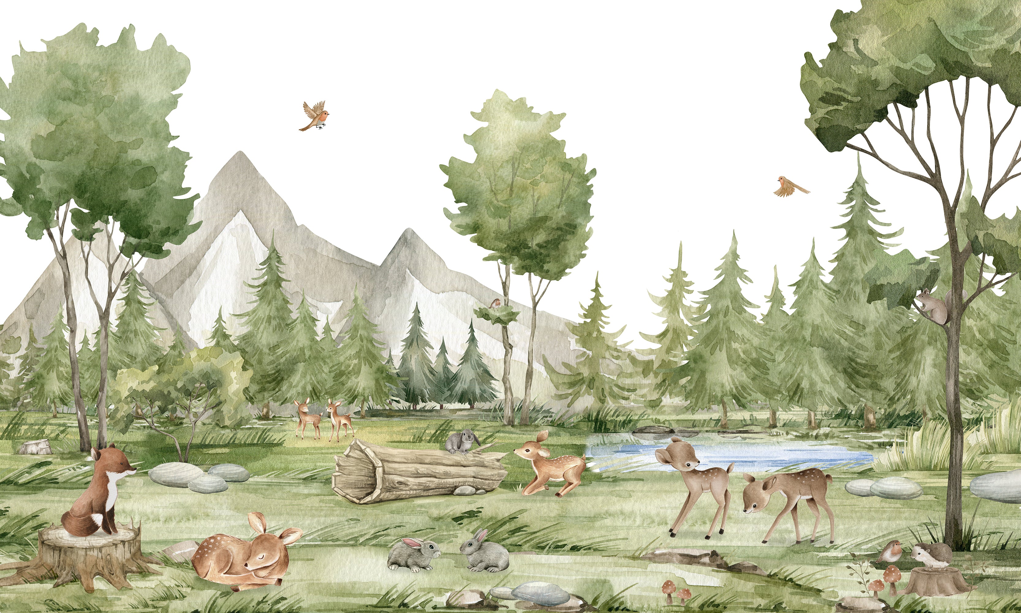 Forest_Joy_Wallpaper_Mural_Artwork
