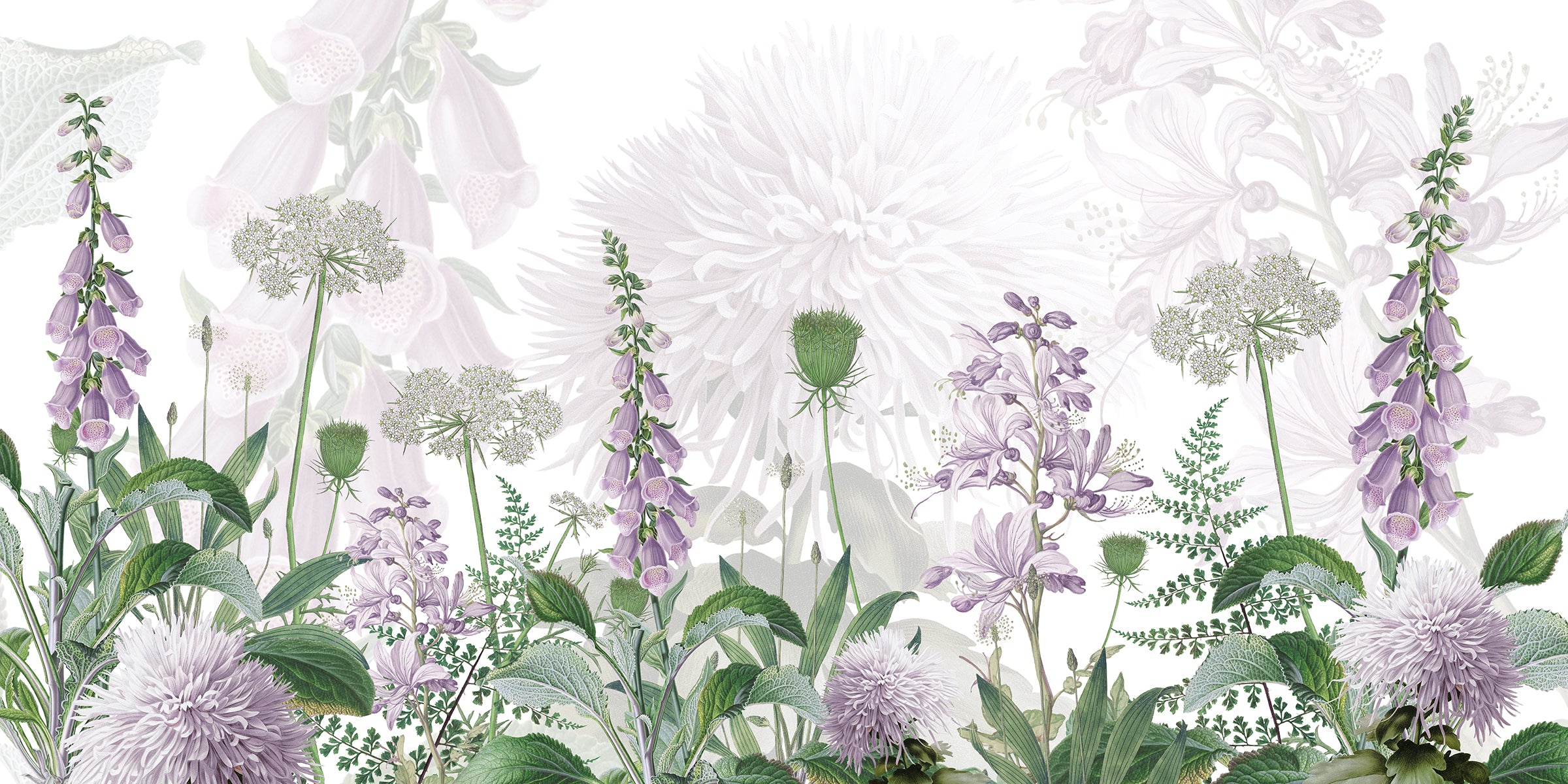 Foxglove_Flowers_Wallpaper_Mural_Artwork