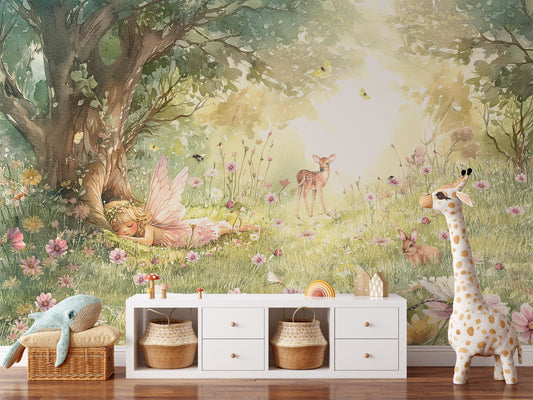 Haisley Wallpaper in a Play Room