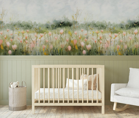 Maria Wallpaper in a Nursery