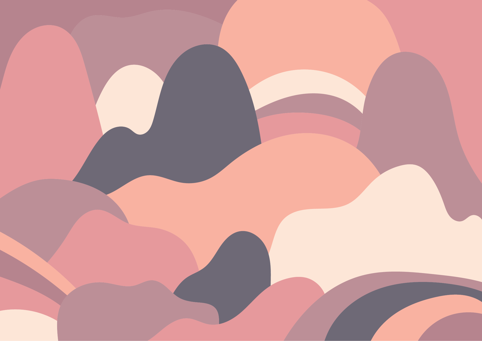 Mellow_Curved_Horizons_Wallpaper_Mural_Artwork