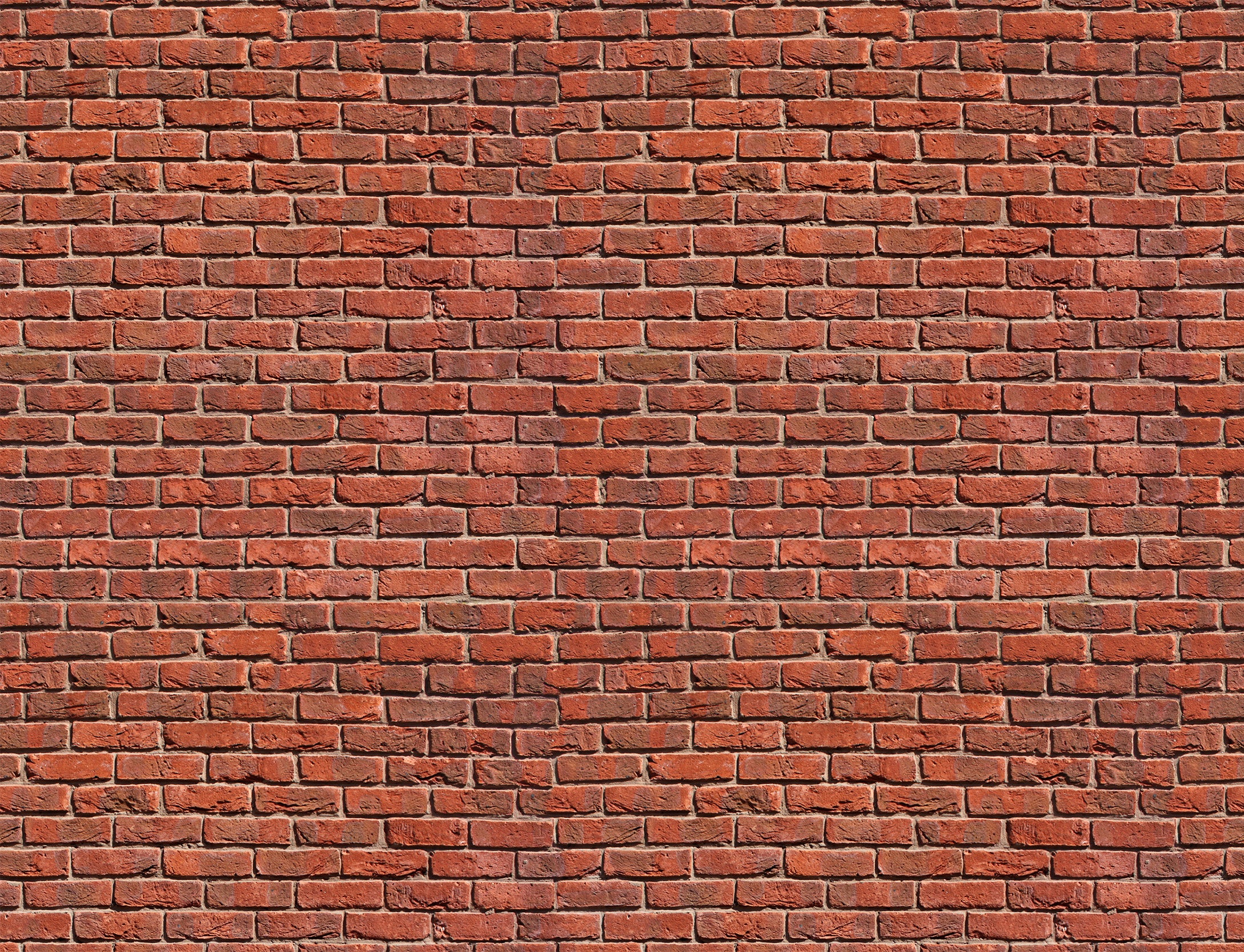 Murus Red Brick Wall Effect Wallpaper Mural Full Panoramic Artwork
