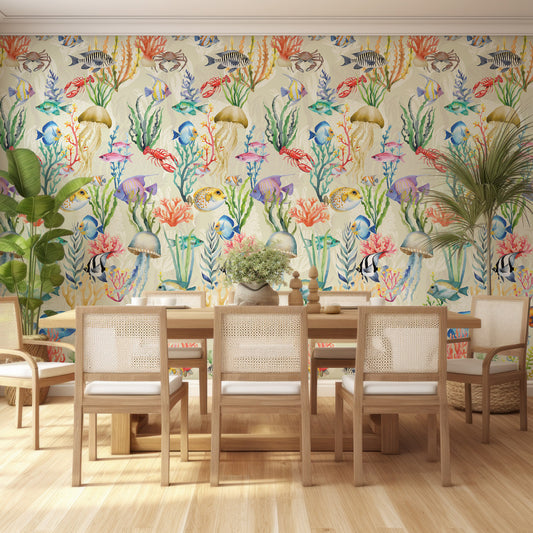 Nautilus Cream In Dining Room With Wooden Table And Chairs