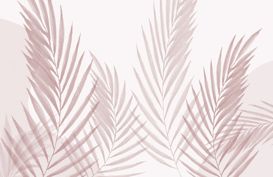 Raffia_Red_Wallpaper_Mural_Artwork