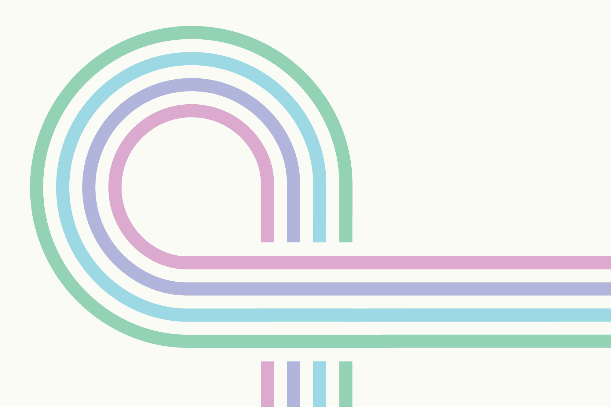 Retro Spiral Mural Pastel_Wallpaper_Mural_Artwork