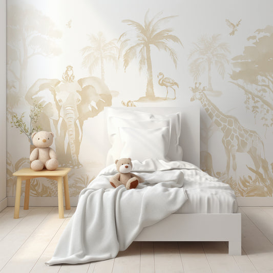 Sango Ecru In Room With White Chair And White Blanket And Cushions And Teddies