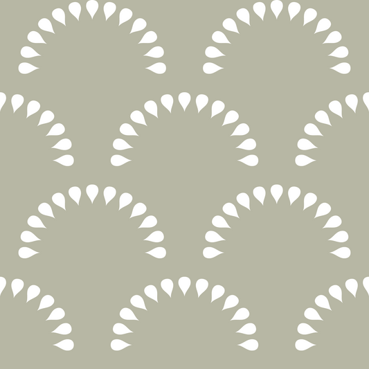 Scaled_Droplets_Sage_Wallpaper_Mural_Artwork
