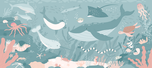 Submerged_Fantasia_Blush_Green_Wallpaper_Mural_Artwork