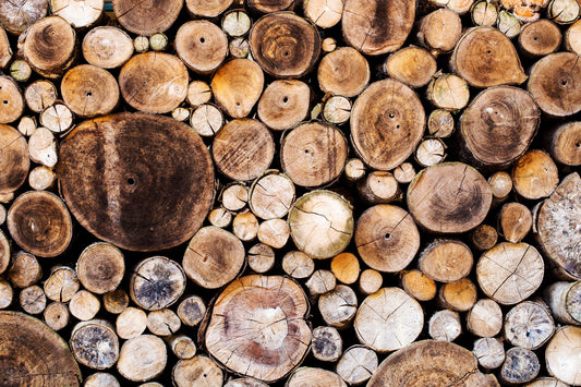 Acton sawn wood wallpaper mural | WallpaperMural.com
