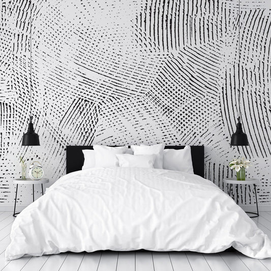 Correver Black Bed With Alarm Clock and Flowers