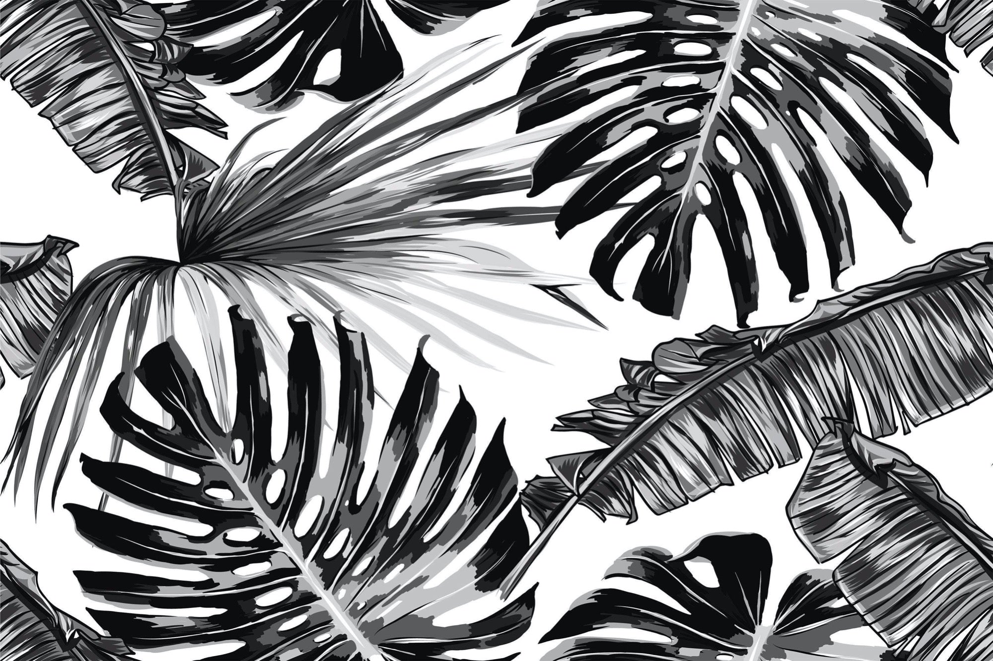 Ebony wallpaper mural | WallpaperMural.com