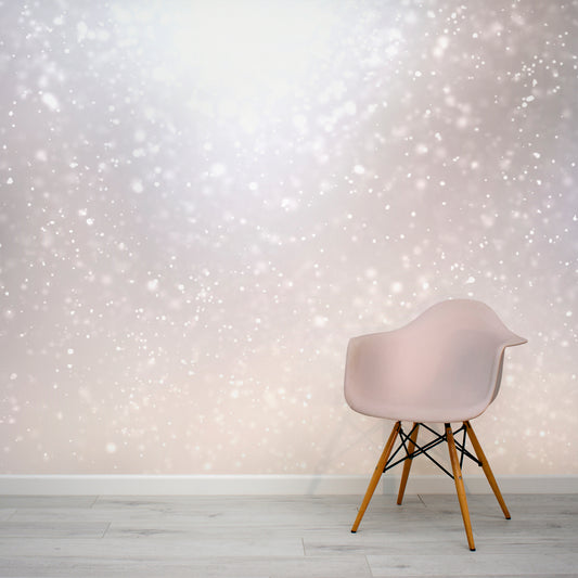 Paragon - Blush Pink Light Shimmer Wallpaper Mural