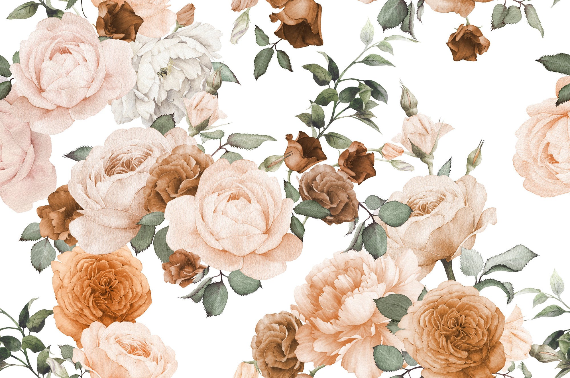Rosie Copper wallpaper mural | WallpaperMural.com
