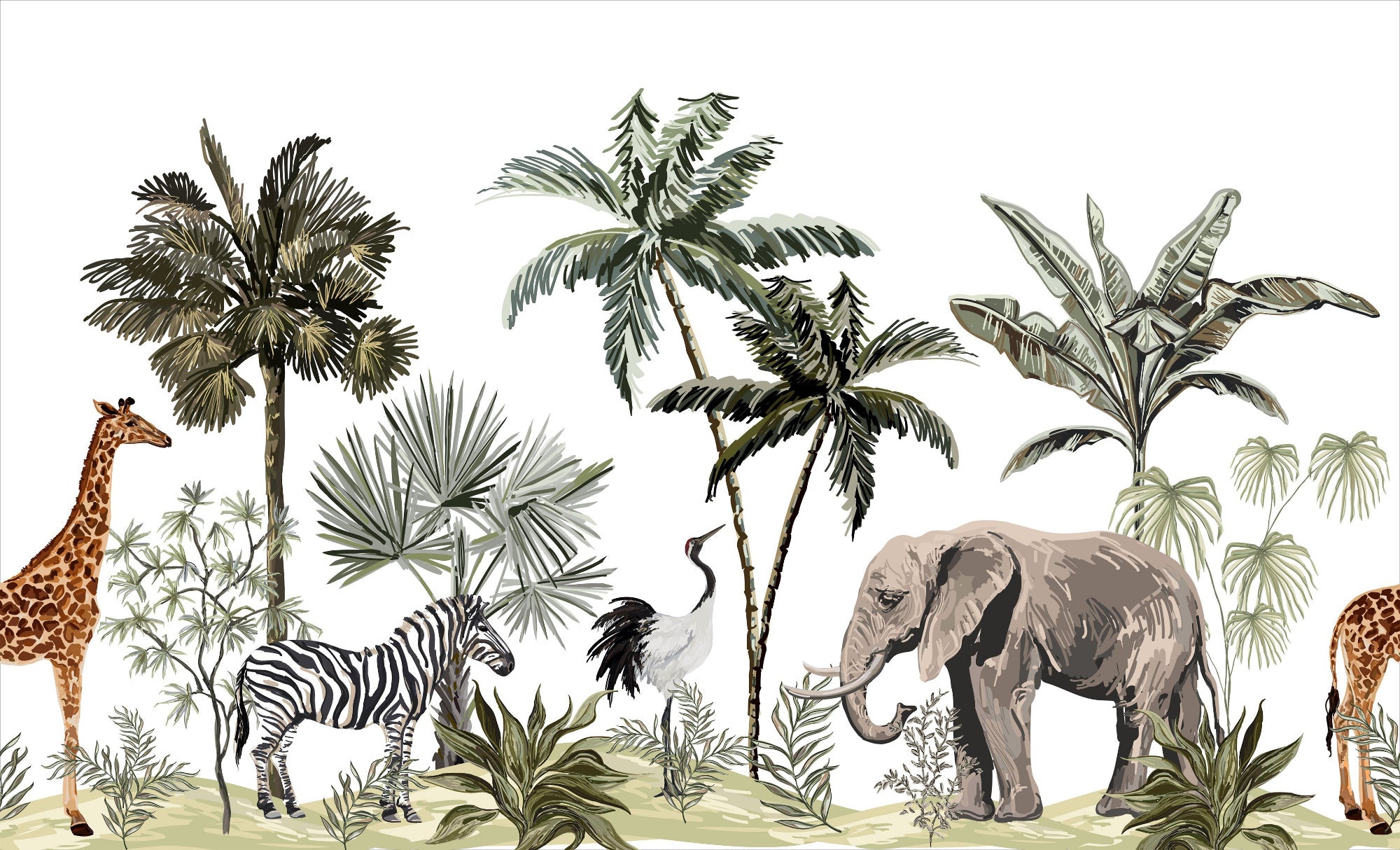 Safari wallpaper mural | WallpaperMural.com