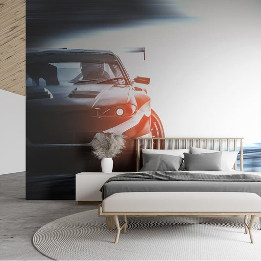 Shkon - Drift Car Tyre Smoke Wallpaper Mural