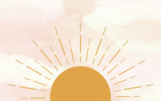 Sunshine wallpaper mural from WallpaperMural.com