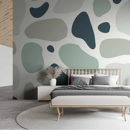 Hamment wallpaper mural in a bedroom | WallpaperMural.com