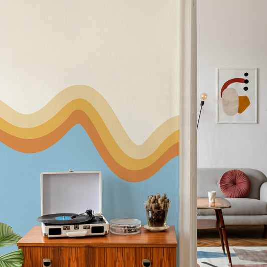 Papier peint retro