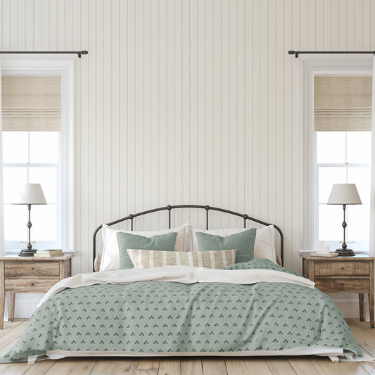 James - Pin Stripe Textured Wallpaper Mural