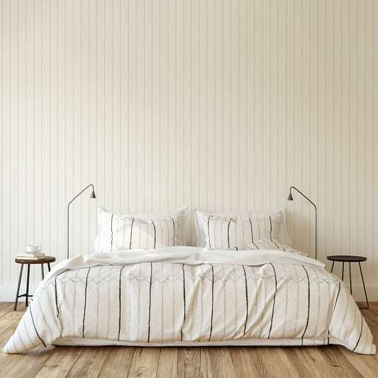 James - Pin Stripe Textured Wallpaper Mural