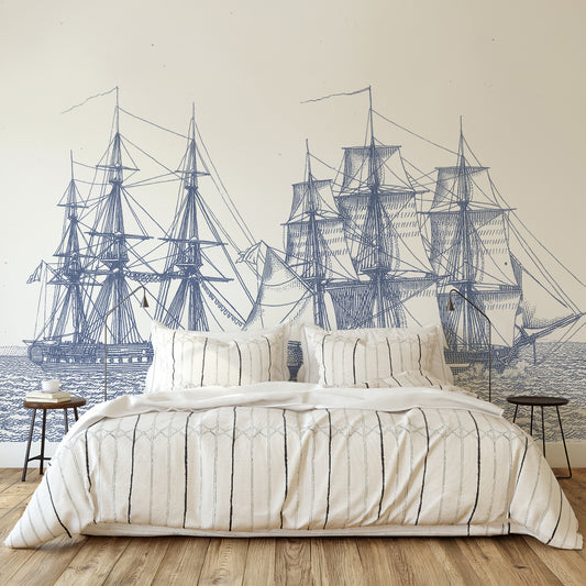 Nelson - Nautical Sailing Ship Wallpaper Mural