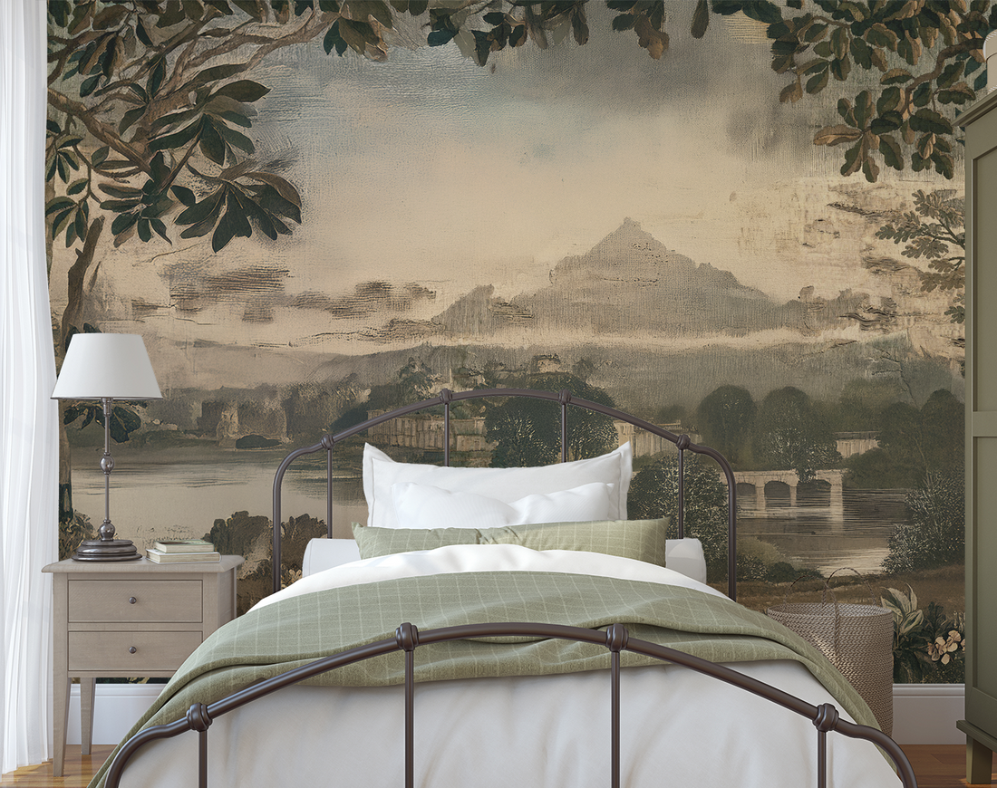 Papier peint tapisserie forêt intemporelle - Removable Vinyl (Peel & Stick)