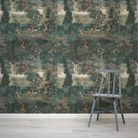 Katharine Wallpaper with a Grey Chair