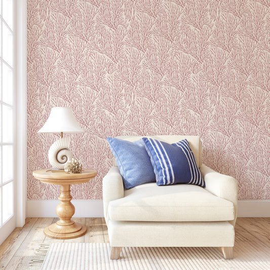 Dune - Mauve Coral Wallpaper Mural